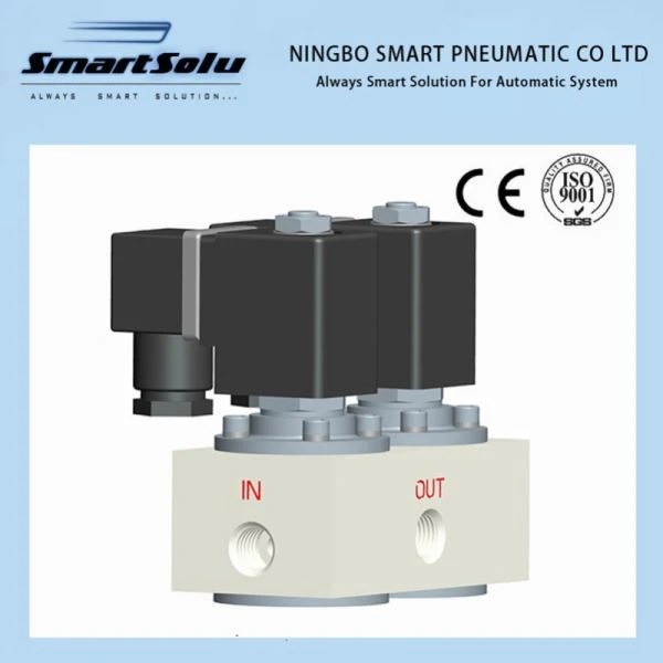 ZCF Dua kedudukan Tiga hala Anticorrosive Solenoid Injap